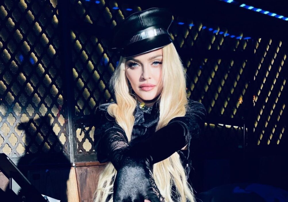 Madonna Madonna gibt Jimmy Fallon ein glänzend gelauntes Interview und